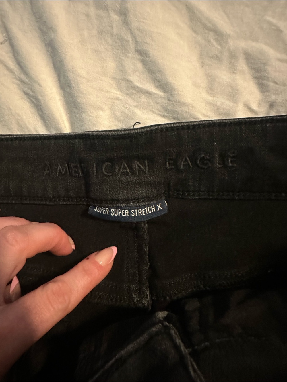AE Embroidered High Rise Shorts - Picture 6 of 7